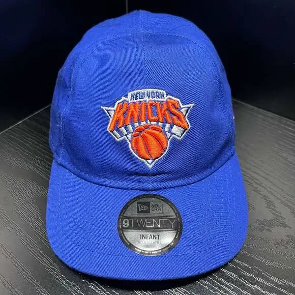New Era New York Knicks Infant 9TWENTY Stretch Fit Hat Blue NBA Cap 2022