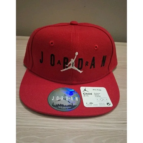 Air Jordan Nike Jumpman Pro Cap Snapback Red Hat / CHILD 4-7 / NWT