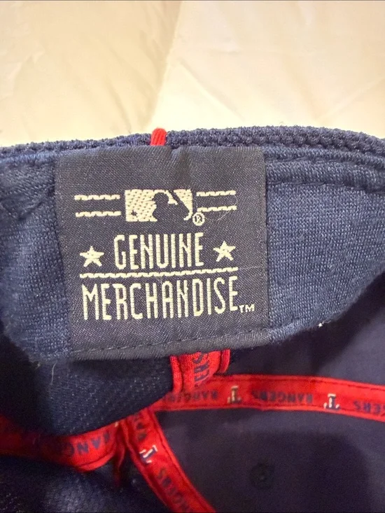 New Era Navy Cap with Red Team Trim