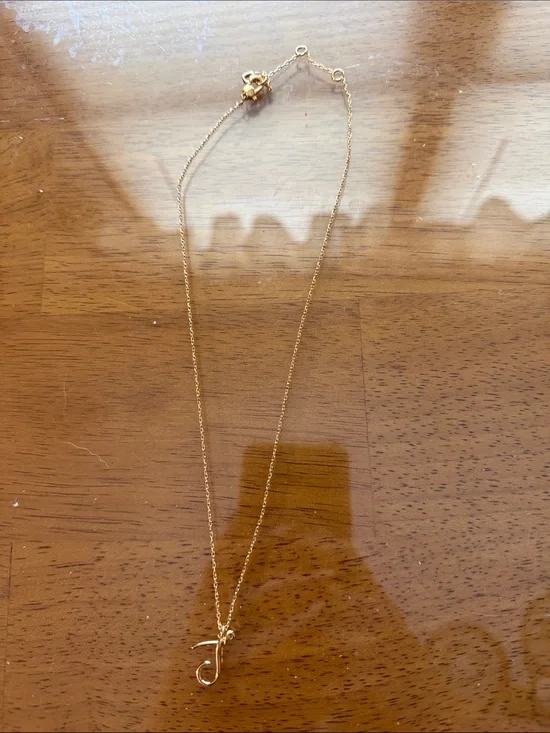 Kate Spade Gold Initial 'J' Necklace - Delicate Women’s Jewelry