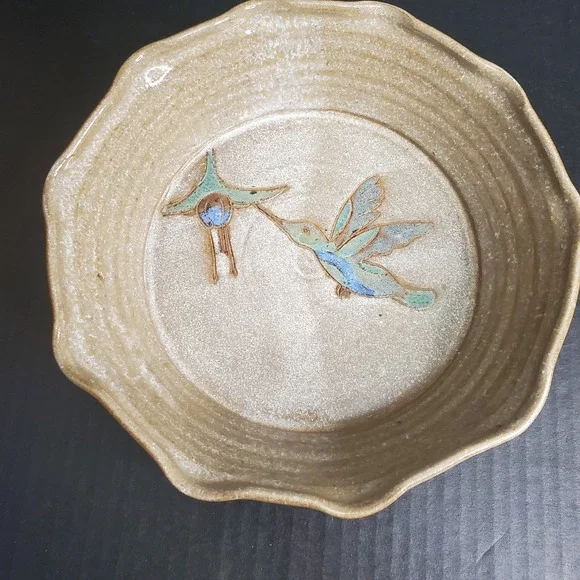 Vintage Mellow Mud Clay Deep Pie Plate 7