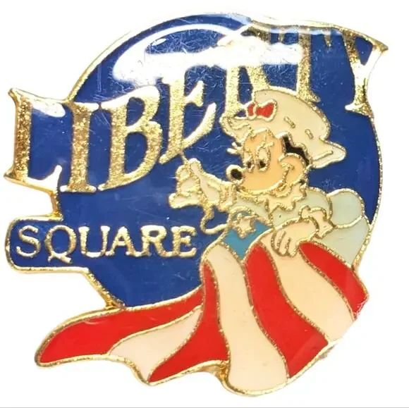 Disney Parks Minnie Mouse Liberty Square Vintage Pin