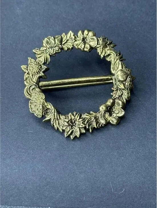 MFA Vintage Floral Wreath Brooch