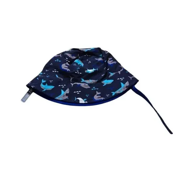 Shark bucket hat with chin strap 2T