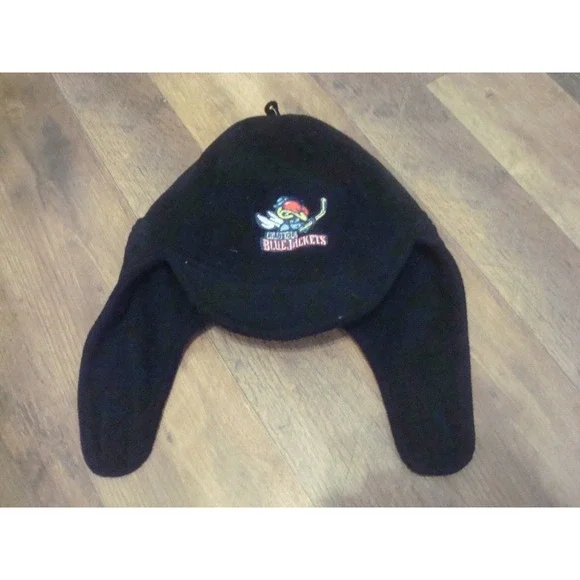 YOUTH BLUE JACKETS   BEANIE KNIT TOBOGGAN HAT CAP VINTAGE DEADSTOCK‎ 04