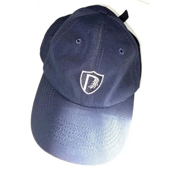 Imperial Sports Navy Blue Junior Fit Performance Golf Hat Shield Logo Adjustable
