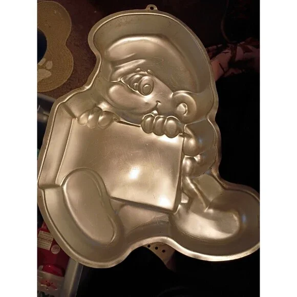 Wilton Smurf cake pan / vintage / 1983-gry