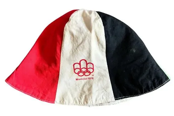 Vintage 1976 Montreal Summer Olympics Childs Bucket Hat Canada Souvenir AS IS