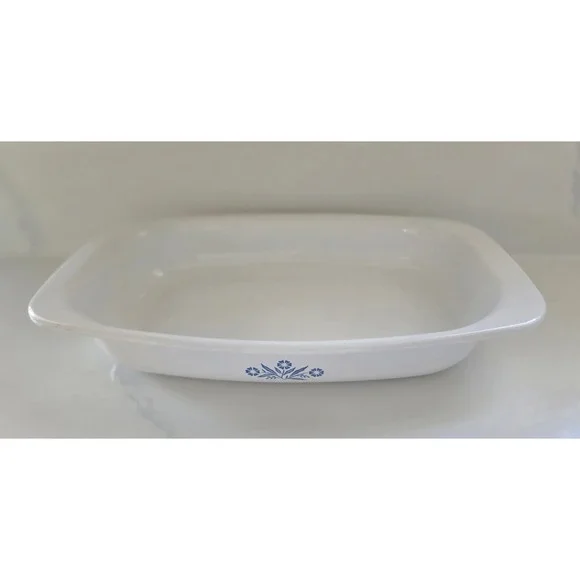Vintage Corning Ware P-21 Blue Cornflower Roaster 13x9x2 Baking Dish USA