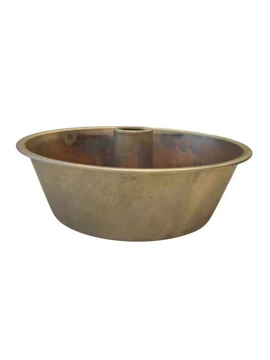 Vintage Aluminum Angel Food Cake Pan Tube Pan Bundt Chiffon Bakeware 10