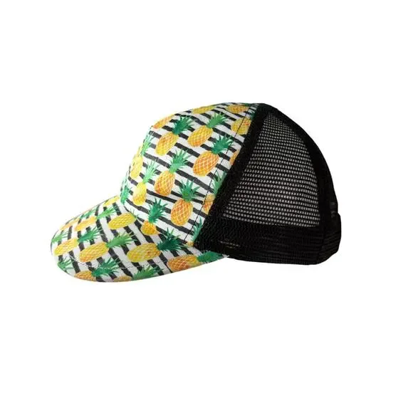 George Hats Pineapple Mesh Trucker Hat Panel Cap KIDS CHILD 2T-3T YO 50+‎ UPF