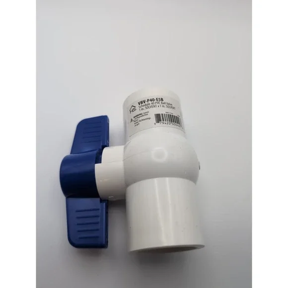BK Products 107-635 Proline‎ PVC Slip Full Port Ball Valve 1 in.