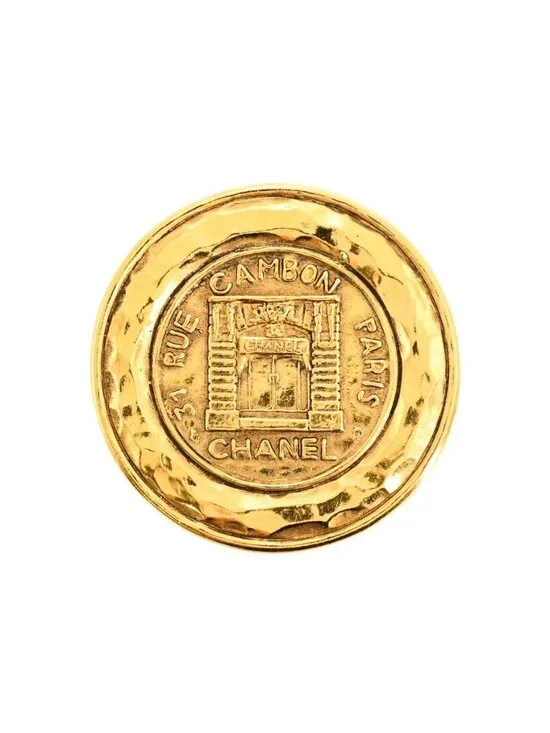 Chanel Brooch Gold