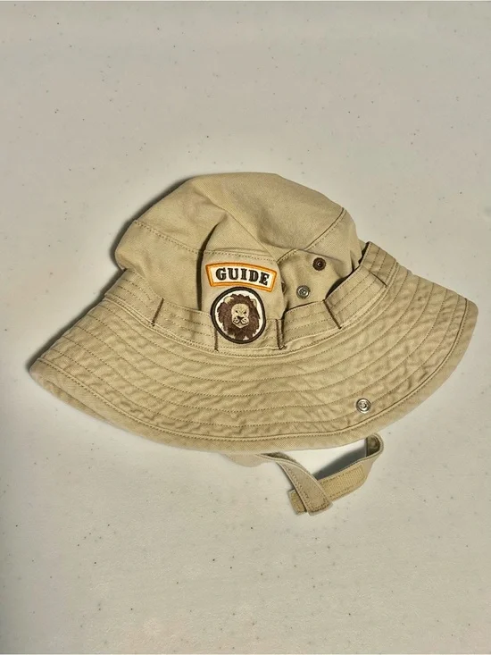 Vintage 2009 Janie and Jack Khaki Safari Bucket Hat