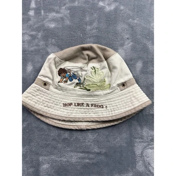 Nick Jr Go Diego Go! Kids Boys Bucket Safari Cap-Hat Embroidered 2008