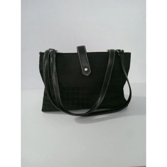 Kate Spade Black Geometric Print Shoulder Bag