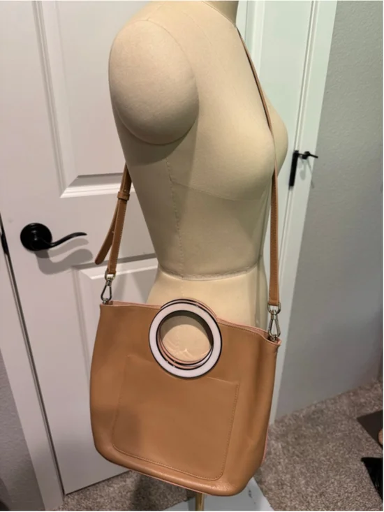 Women's Kate Spade Crossbody Contrast Sides Bag One Size Tan Pink