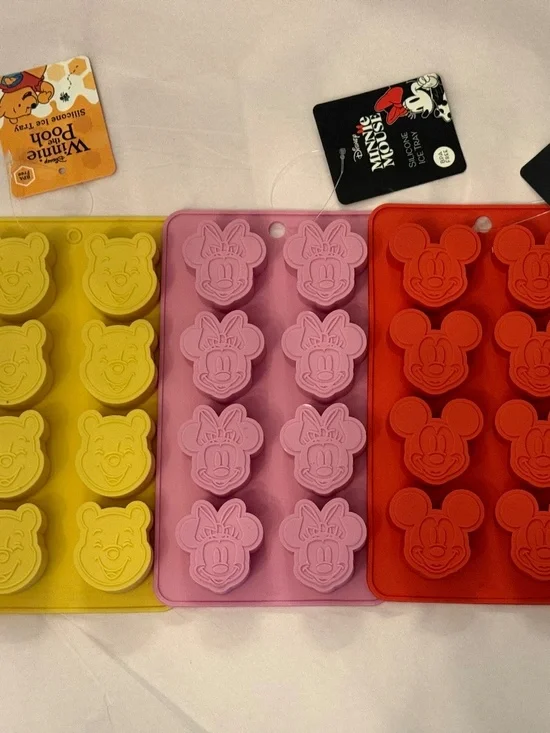 NWT Disney Silicone Molds Winnie the Pooh, Mickey, Minnie (3)