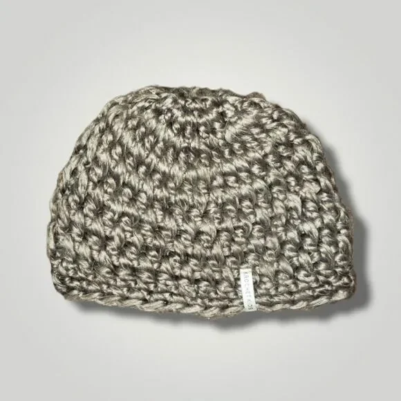 Handmade kids crochet thick yarn beanie winter hat
