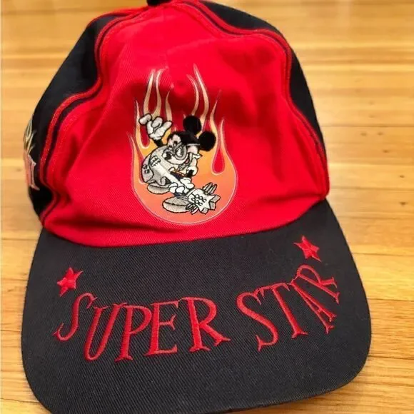 Walt Disney World Kids Super Star Mickey Guitar Cap Hat