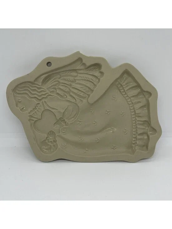 Brown Bag Cookie Art Hill Design 1987 Vintage Cookie Press Angel