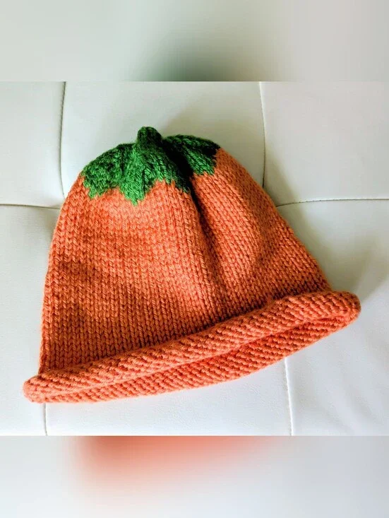 NWOT Hanmade Baby 🎃Pumpkin Hat Cap