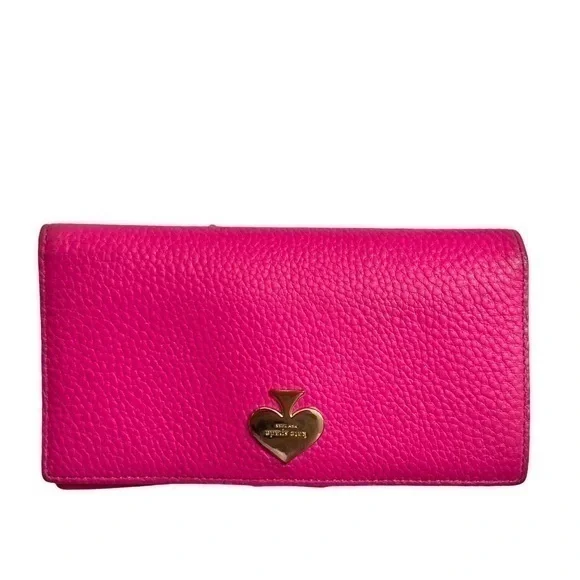 Kate spade pink slim wallet