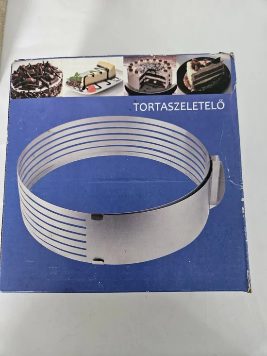 Adjustable Stainless Steel Cake Slicer - Silver