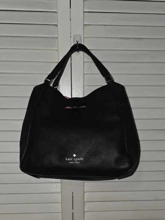 Kate Spade Black Leather Shoulder Bag