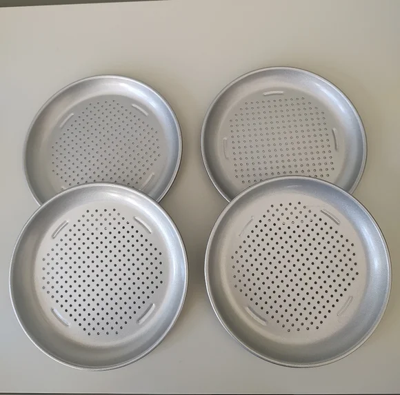 Mini Personal Pizza Pan Set Nonstick Bakeware 7-inch 4 Piece