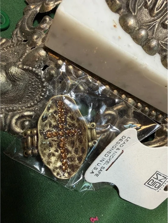 Vintage Style Decorative Cross ring