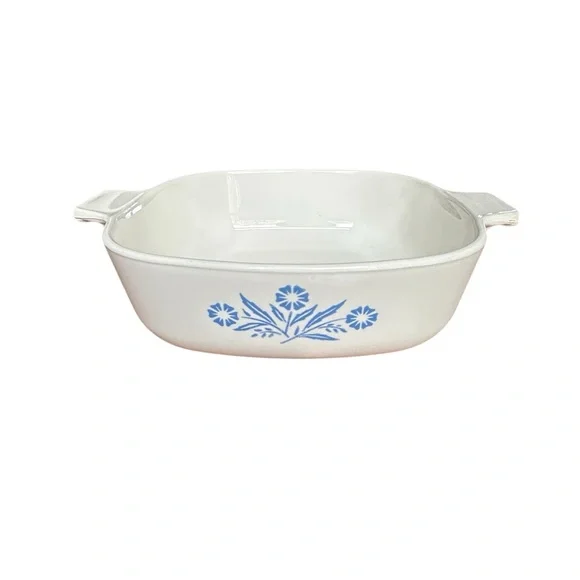 Corning Ware Vintage 60s P-1-B Blue Cornflower 1 Quart Baking Dish‎ Casserole