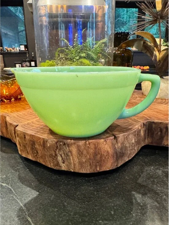 Vintage 1950s Fire-King Jadeite Batter Bowl