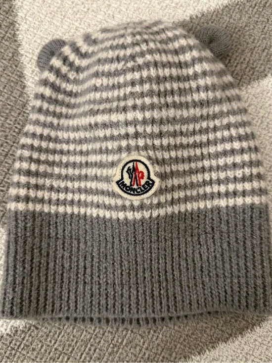Moncler Baby Berretto XS - Grey