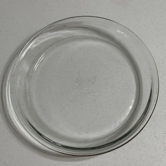 Anchor‎ Ovenware 9 Inch Round Clear Glass Pie Plate VTG Baking Dish .75 Qt 1060