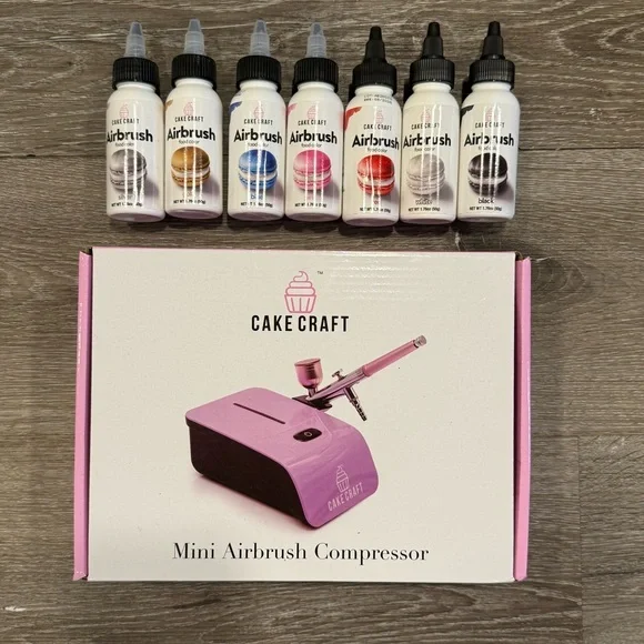 Cake Craft Mini Airbrush Compressor Set