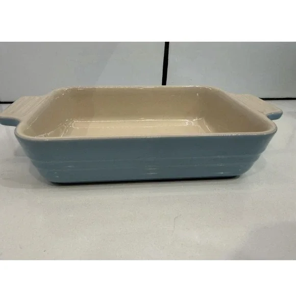 Le Creuset  Sky Blue 18 cm Rectangular Baking Dish Stoneware, 7.25