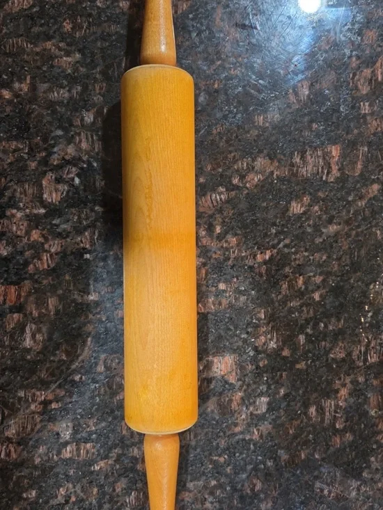 Classic Wooden Rolling Pin in Honey Finish