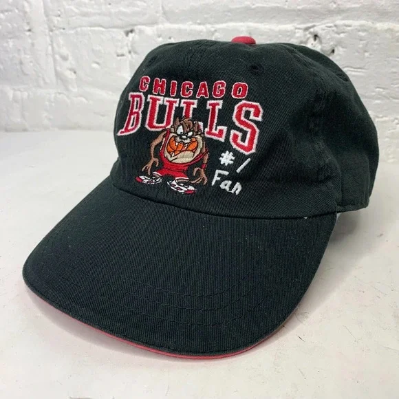 NWT Chicago Bulls Junk Food Taz Hat Black Red Youth Size Large / XL Gap Kids‎