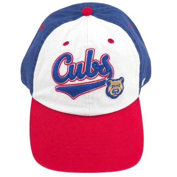 '47 Brand Iowa Cubs Baseball Hat KIDS Blue White Red Scooter Clean Up Cap NEW