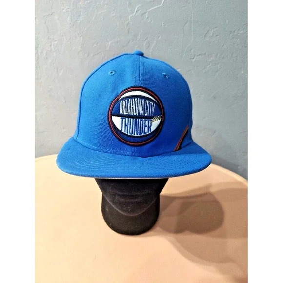New Era‎ 5950 OKC Thunder Fitted Hat SCRIPT-Patch and Pin Special edition 7 1/4