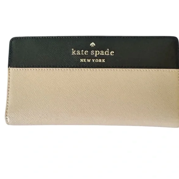 Kate Spade Staci Colorblock Large Slim Wallet – Like New