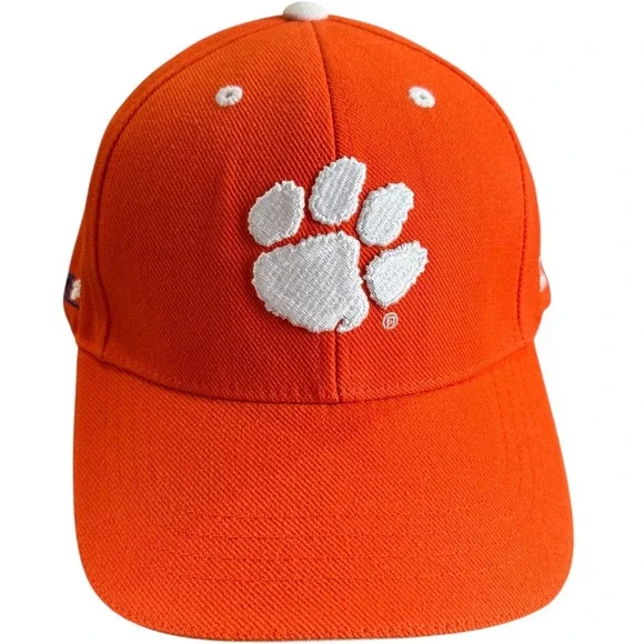 Colosseum Clemson Tigers‎ Hat Youth Orange Paw Logo Strapback Baseball Cap