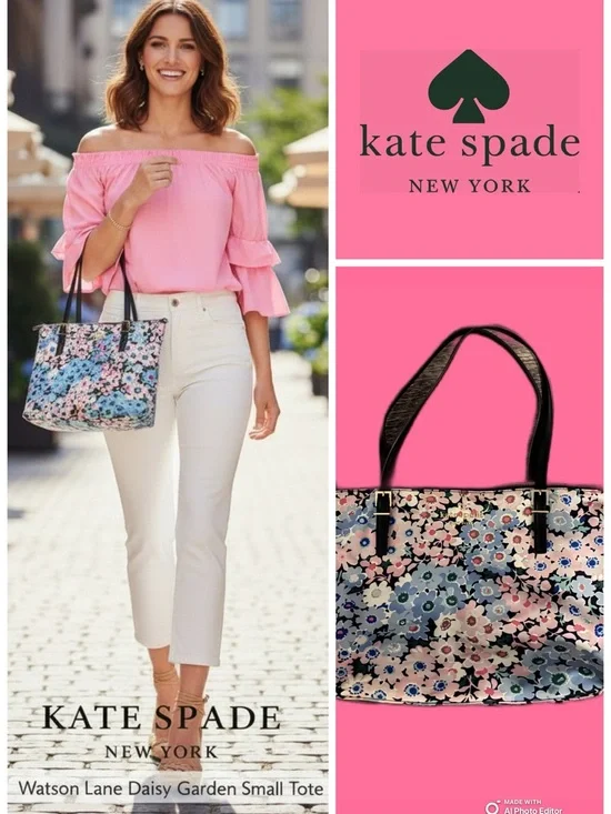 🌸 Kate Spade Watson Lane Daisy Garden Small Tote 🌸
