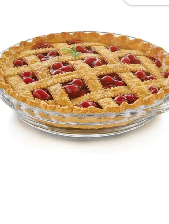 Libbey Baker's Basics 10-inch glass pie Baking dish New