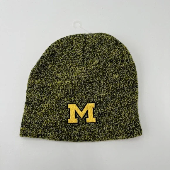 Michigan Wolverines Toddler Knit‎ Beanie Hat M Logo Wolverines Unisex Kids