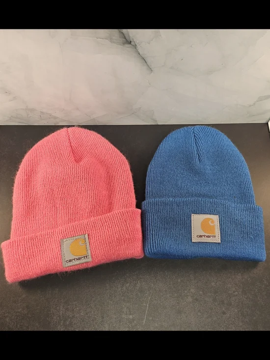 Carhartt Kids Beanie Hat - Pink and Blue Duo