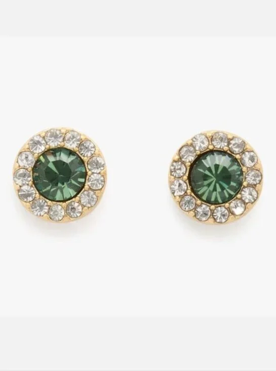 Kate Spade You're A Gem Pave Halo Earrings