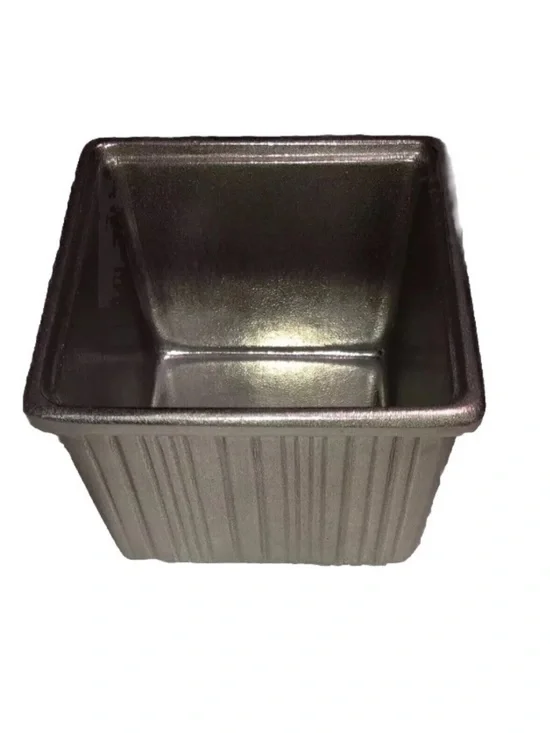 Bon Chef 9502 N Cast Aluminum Square Garnish Bowl 72 oz Space Saver Commercial