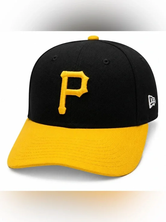 New Era 9Forty Black and Yellow Pittsburgh Pirates 'P' Baseball Cap